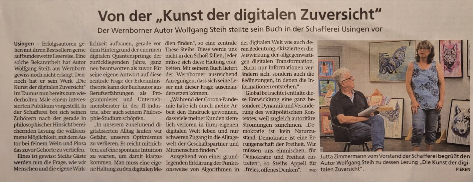 Von der "Kunst der digitalen Zuversicht"