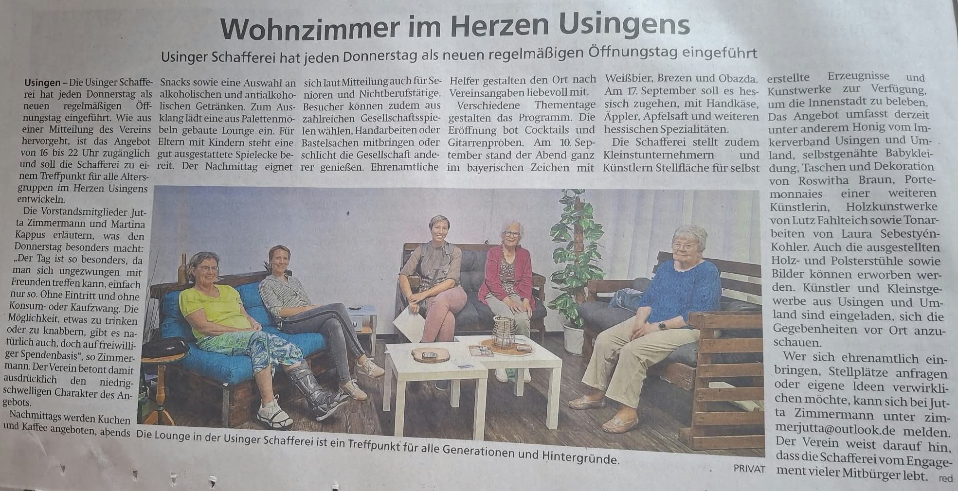 Wohnzimmer im Herzen Usingens